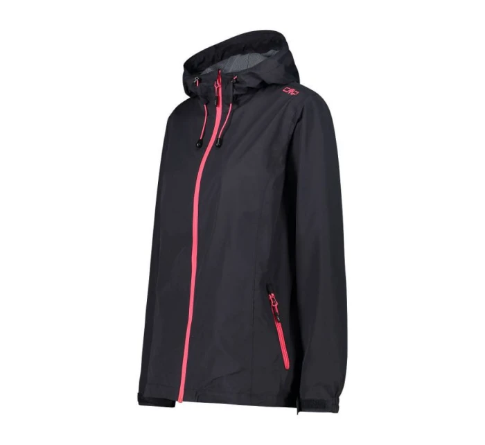 Dámska bunda do dažďa CMP Fix Hood Black (39X6636-01UE)