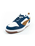 Sportovní obuv pánské tenisky Rebound model 22054574 fashionable comfortable white navy brown - Puma Sportovní obuv pánské tenisky Rebound model 22054574 fashionable comfortable white navy brown - Puma