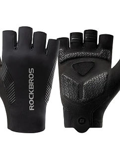 Cyklistické rukavice Rockbros krátké velikost: S černé model 22083540 - Hikvision