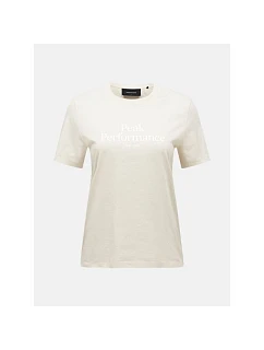 Dámské tričko PEAK PERFORMANCE W Original Tee, barva béžová