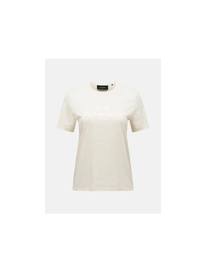 Dámske tričko PEAK PERFORMANCE W Original Tee, farba béžová