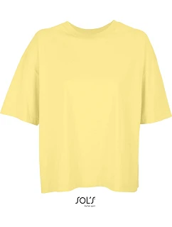 SOL'S Boxy Women Dámske tričko oversize 25.3807 svetložlté