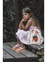 Dziecięce Pachnące Sandałki Na Rzep ZAXY LL385026 Pomarańczowe