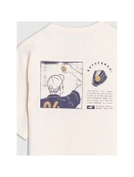 Pánské tričko oversize s potiskem model 21736339 - 4F Pánské tričko oversize s potiskem model 21736339 - 4F