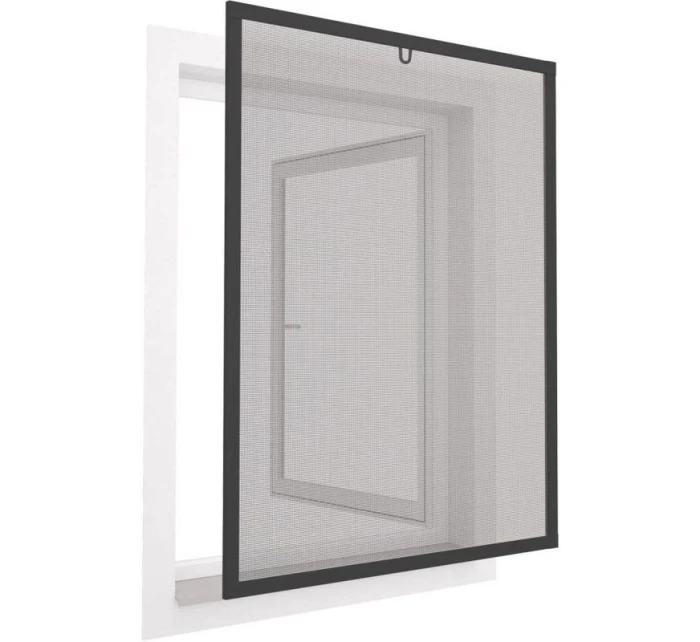 MOSKYTIÉRA DO OKNA ALU 100X120 ANTRACIT