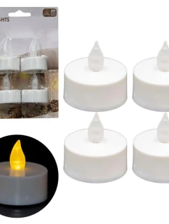 SADA 4 ČAJOVÝCH SVIEČOK