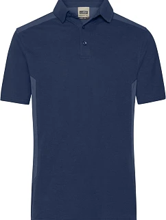Daiber JN 1826 Pánske pracovné polo tričko z piké „Strong“ 02.1826 námornícka modrá/námornícka modrá