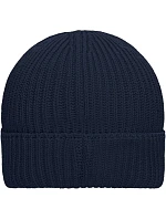 MB Pletená čepice z bio bavlny 03. navy model 22446561 - Daiber MB Pletená čepice z bio bavlny 03. navy model 22446561 - Daiber