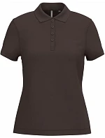 Kariban K 255 Dámske polo tričko z piké 20.K255 čokoládová Kariban K 255 Dámske polo tričko z piké 20.K255 čokoládová