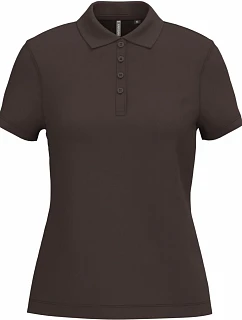 K 255 Dámské piqué polo model 22430848 chocolate - Kariban
