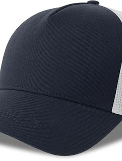 Rapper CottonS 5 panelová Trucker kšiltovka model 22450363 navy/white - Atlantis Headwear
