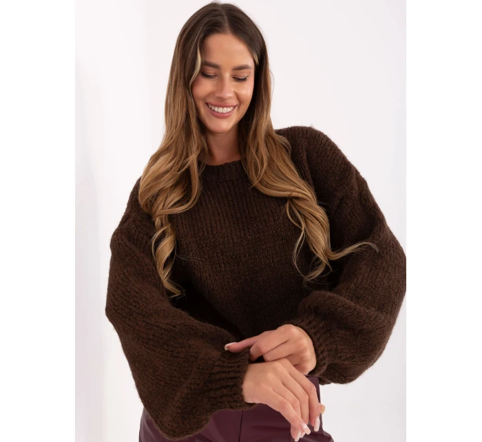 Jumper MI SW 1909.21 tmavohnedý