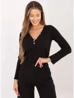 Bluzka RV BZ model 21799725 czarny - FPrice Bluzka RV BZ model 21799725 czarny - FPrice