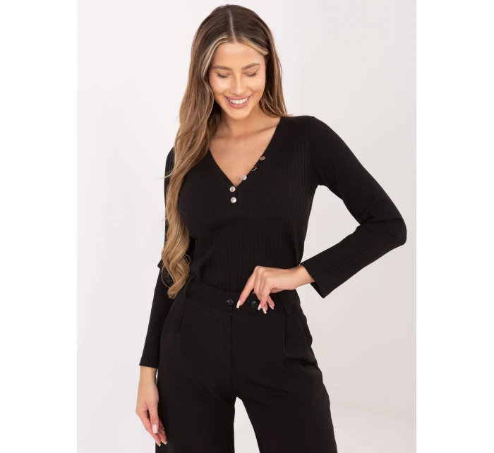 Bluzka RV BZ model 21799725 czarny - FPrice Bluzka RV BZ model 21799725 czarny - FPrice
