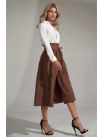 Sukňa M722 hnedá - Figl