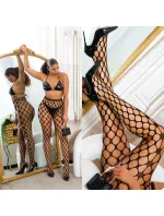 Sexy síťované punčocháče černé model 20904445 - In-style Fashion Sexy síťované punčocháče černé model 20904445 - In-style Fashion
