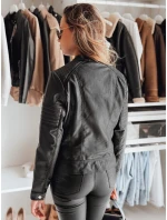 Dámská kožená bunda black Dstreet model 21990633 - FashionStreet