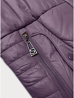 Dámska prešívaná prechodná bunda S'West purple (B8302-71) Dámska prešívaná prechodná bunda S'West purple (B8302-71)