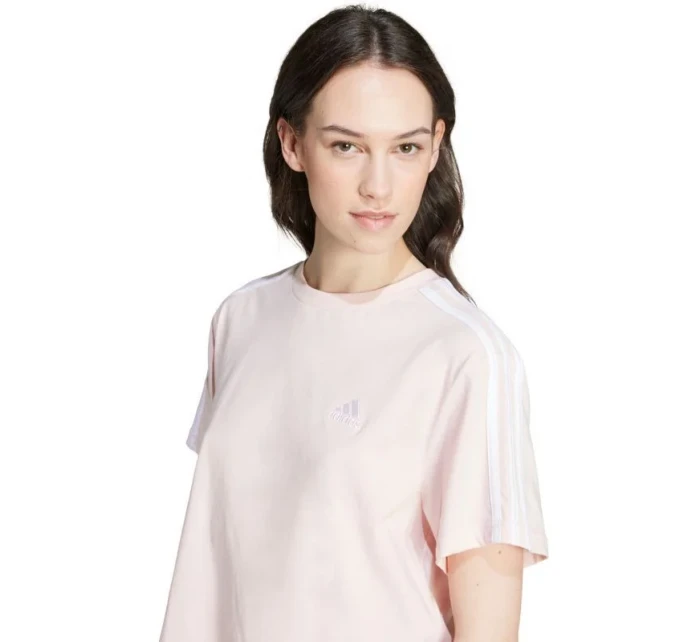Tričko adidas Essentials 3-Stripes Single Jersey Crop Top W IY4227