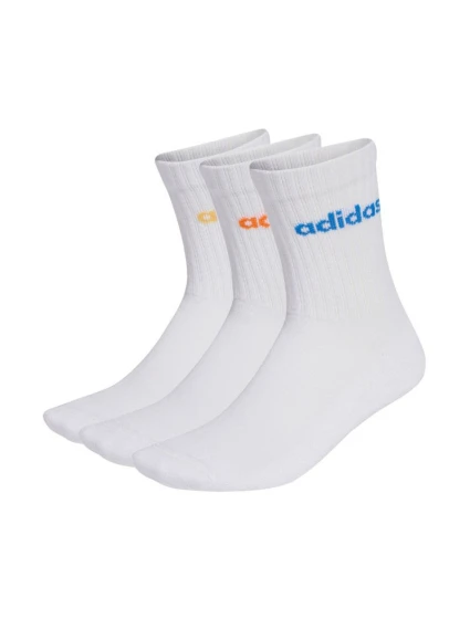 Ponožky Linear Crew Cushioned 3 páry bílé model 21892687 - ADIDAS