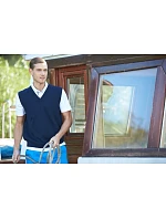 JN 657 Pánská svetrová vesta s výstřihem do V model 22487778 grey heather - Daiber JN 657 Pánská svetrová vesta s výstřihem do V model 22487778 grey heather - Daiber