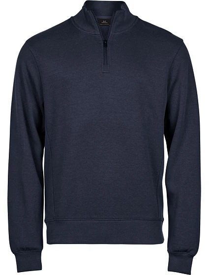 Tee Jays TJ 5506 Mikina z interlocku so zipsom na 1/4 dĺžky 18.5506 tmavomodrá Tee Jays TJ 5506 Mikina z interlocku so zipsom na 1/4 dĺžky 18.5506 tmavomodrá