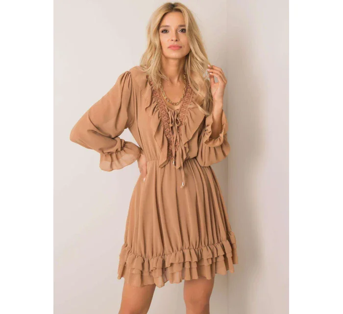 Šaty TW SK BI model 14836124 velbloudů - FPrice Šaty TW SK BI model 14836124 velbloudů - FPrice