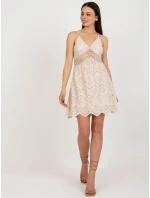 Sukienka TW SK BI model 18633941 beżowy - FPrice Sukienka TW SK BI model 18633941 beżowy - FPrice