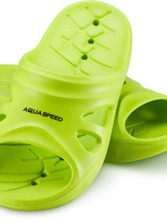 AQUA SPEED Topánky do bazéna Florida Fluo Green Pattern 06