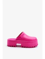 Dámské žabky na masivní podrážce Big Star model 20434757 Fuchsia - Big Star Shoes Dámské žabky na masivní podrážce Big Star model 20434757 Fuchsia - Big Star Shoes