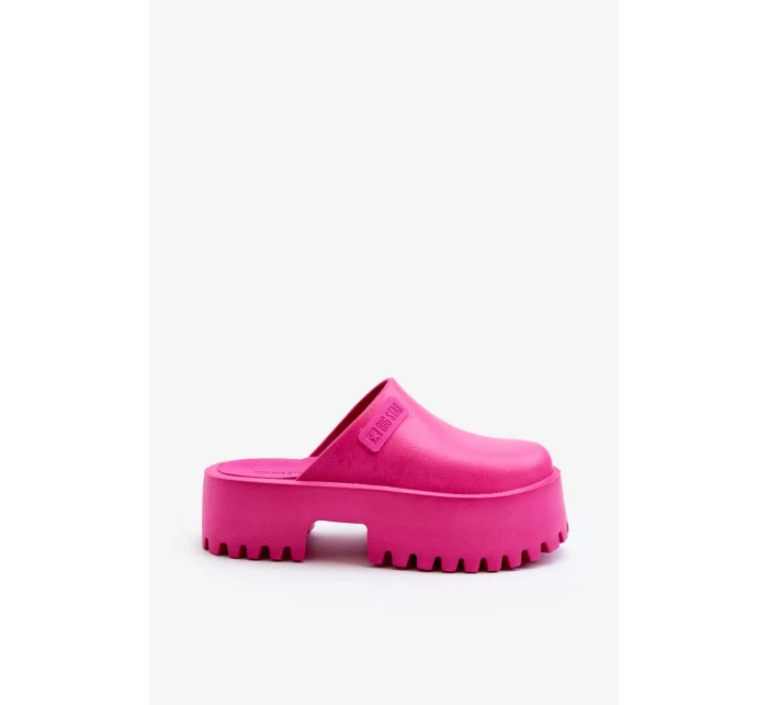 Dámské žabky na masivní podrážce Big Star model 20434757 Fuchsia - Big Star Shoes Dámské žabky na masivní podrážce Big Star model 20434757 Fuchsia - Big Star Shoes