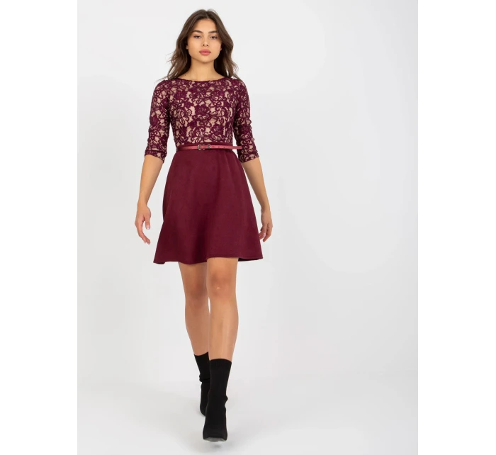 Dámské šaty LK SK model 21884456 fialové - Lakerta