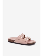 Dámské žabky Světle růžové Oliena