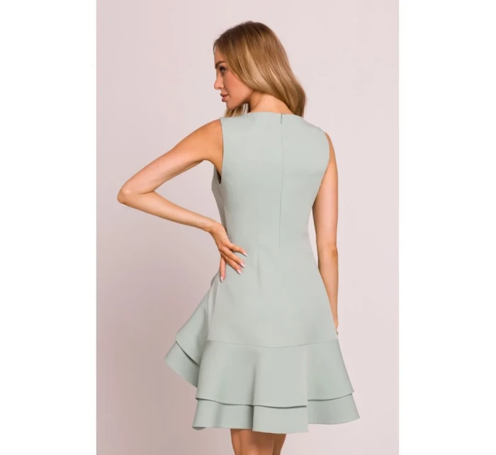mini šaty mátové model 20970663 - Moe