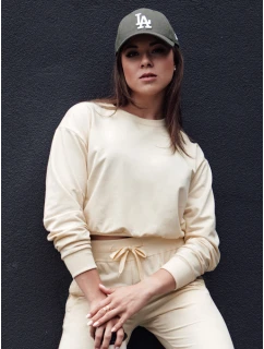 Dámska klasická krémová mikina CASUALVIBE FashionStreet BY1297