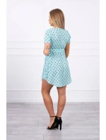 Mätové bodkované šaty