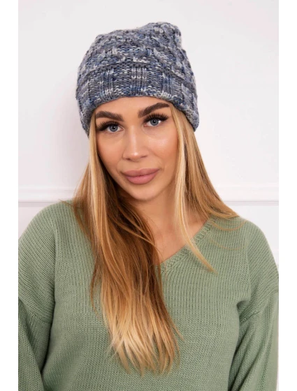 Dámska čiapka Eliza K205 dark grey+jeans Dámska čiapka Eliza K205 dark grey+jeans