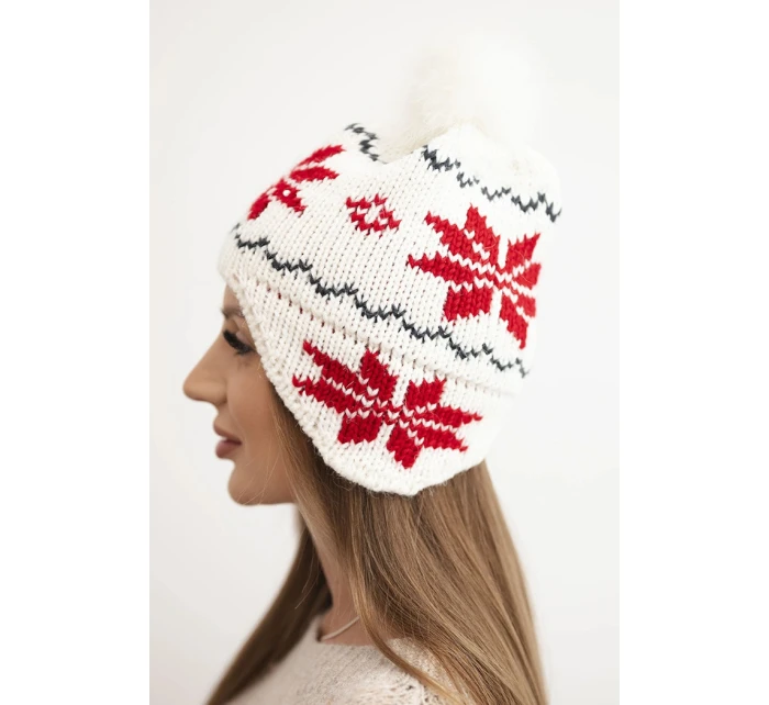 Čepice s rolováním Magda K293 camel