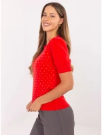 Sweter PM SW PM model 21314397 czerwony - FPrice