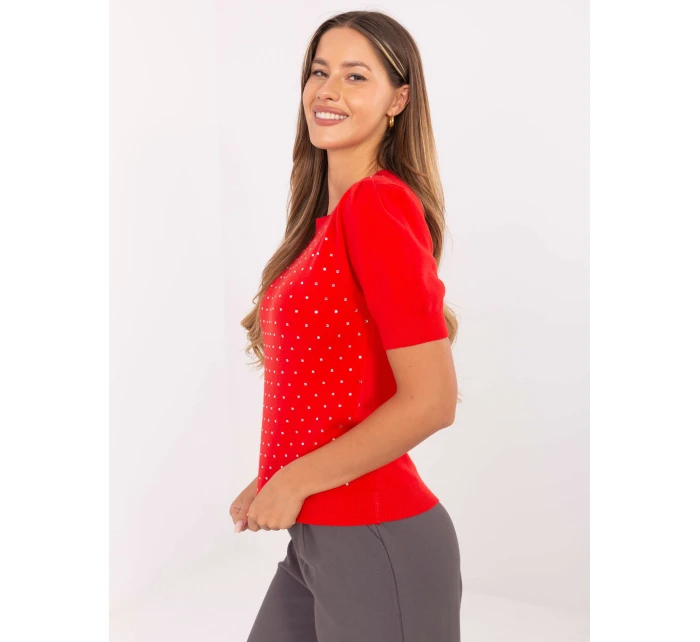 Sweter PM SW PM model 21314397 czerwony - FPrice