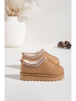 Detské snehové topánky s výšivkou Prina - ťava Detské snehové topánky s výšivkou Prina - ťava