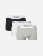 Pánske boxerky NB2380A MP1 čierna/biela/sivá - Calvin Klein
