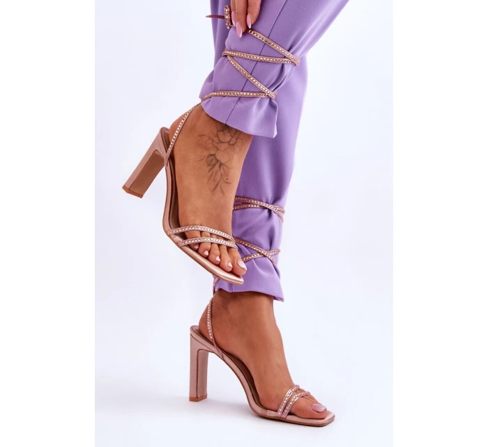 Sandále na šnurovanie model 179622 Step in style