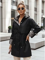 Kurtka damska parka przejściowa czarna model 22092197 - FashionStreet Kurtka damska parka przejściowa czarna model 22092197 - FashionStreet