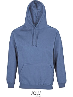 SOL'S Condor Unisex mikina s kapucňou 25.3815 modrá