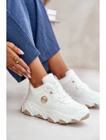 Dámské Sportovní Boty Na Zateplené Na Platformě Bílé model 21668441 - Boto Dámské Sportovní Boty Na Zateplené Na Platformě Bílé model 21668441 - Boto