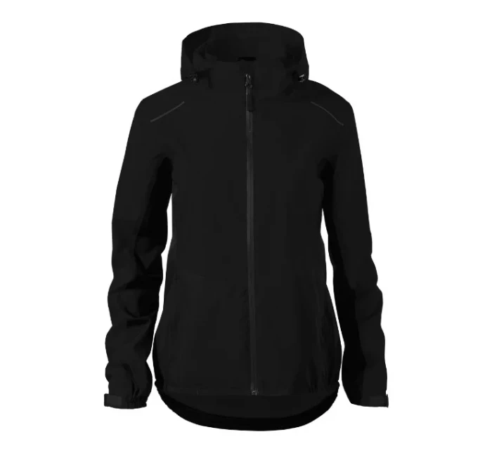 Dúhová bunda pre ženy čierna