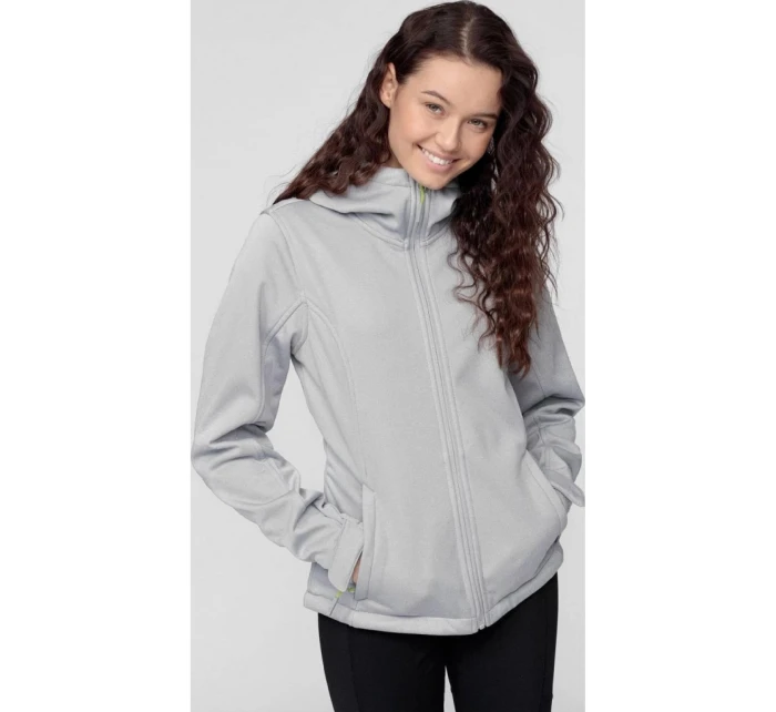 Dámska softshellová bunda NOSD4-SFD300 sivá - 4F