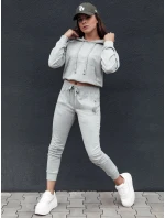 Dámské tepláky RELAX světle šedé Dstreet model 21978557 - FashionStreet Dámské tepláky RELAX světle šedé Dstreet model 21978557 - FashionStreet