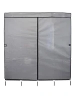 168x45x172 cm TEXTILNÁ ZÁHRADNÁ SIEŇ Tmavo šedá 45238 168x45x172 cm TEXTILNÁ ZÁHRADNÁ SIEŇ Tmavo šedá 45238